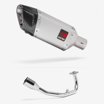 Lextek Stainless Steel SP5 Matt Stainless Steel Exhaust System 200mm