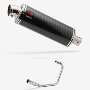 Lextek Stainless Steel OP8C Matt Exhaust System 350mm