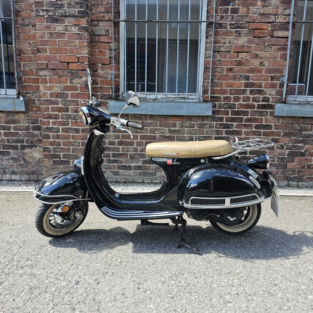 2020 Lexmoto Milano 125cc Euro 4 – Retro Scooter | Black | 70 Plate – 544 Miles